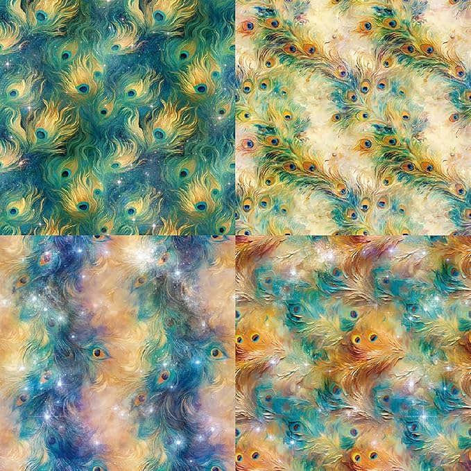 YASMEN Scrapbook Paper Pad 6x6, Patterned Cardstock, Single-Sided Decopodge - Image 7