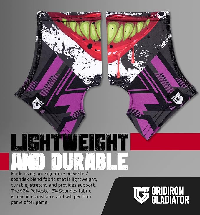 Gridiron Gladiator Cleat Covers - Football Spats - Football Cleat Cover - Cleat Spats for Soccer, Baseball & Softball