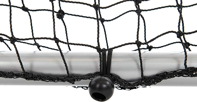 CHAMPRO Steel Frame Field Screen, Baseball/Softball Practice Net and Backstop, 10' x 10' Green Polyethylene (PE) Net
