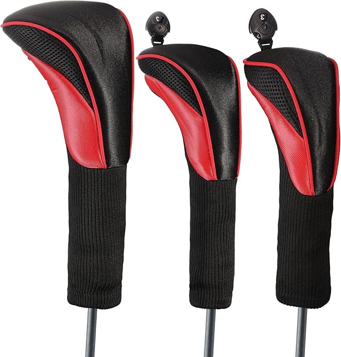 Magnetic Golf Head Covers Wedge Golf Club Headcovers Golf Club Head Covers Fits Most Clubs Gift Set, Travel Protection Accessories
