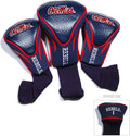 Team Golf NCAA Florida Gators Contour Golf Club Headcovers (3 Count) Numbered 1, 3, & X, Fits Oversized Drivers, Utility, Rescue & Fairway Clubs, Velour Lined for Extra Club Protection