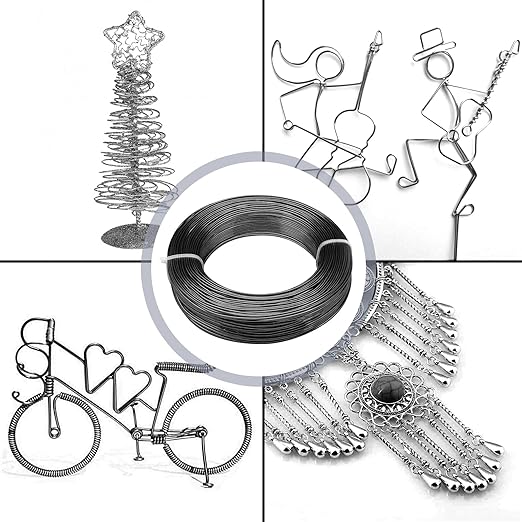 Aluminum Wire, 100 Feet 12 Gauge Bendable Anodized Metal Wire - Image 7