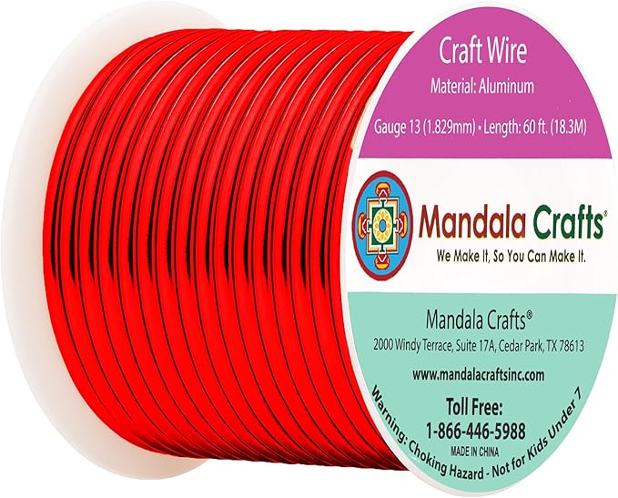 Mandala Crafts 13 Gauge Anodized Aluminum Craft Wire - Image 2