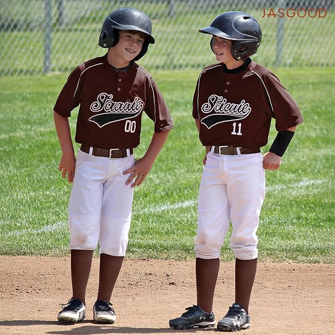 Baseball Socks and Belt for Youth Adult Softball Socks Combo Elastic Waist Belt for Men Kids Boys Girls Women JASGOOD