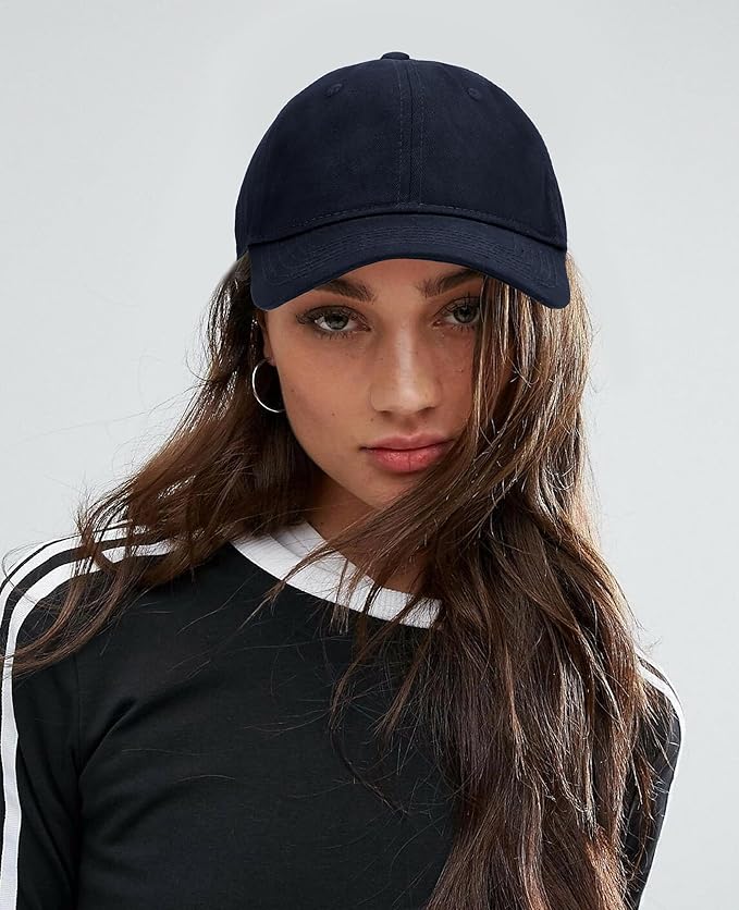 Oversize XXL Baseball Cap for Big Heads 23.6"-25.6", Extra Large Cotton Baseball Hat, Plus Size Unstructured Dad Hats