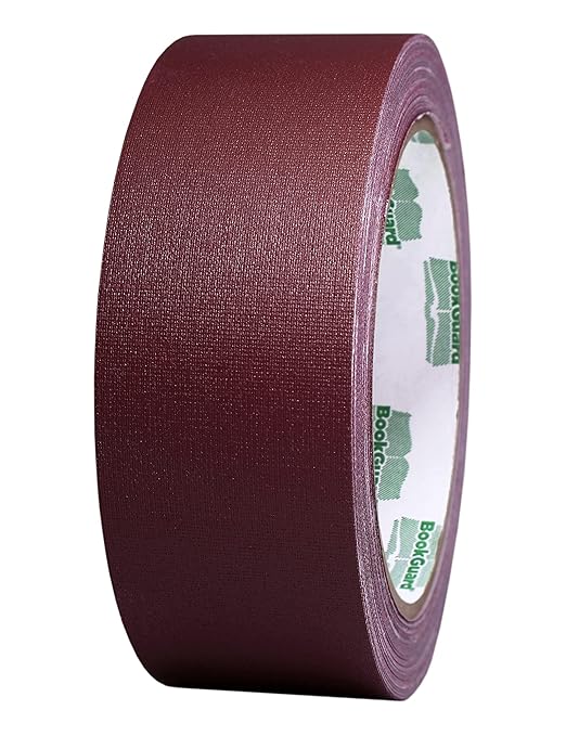 BookGuard 1-1/2 Inch Vinyl-Coated Cotton Cloth Bookbinding Repair Tape by ChromaLabel