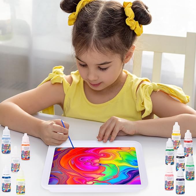ArtCreativity Water Marbling Paint Art Kit - Image 5