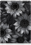 Cabreche Cute Sketchbook Top Spiral Bound Sketch Pad, 9 x 12 inch, 100GSM Thick by Cabreche