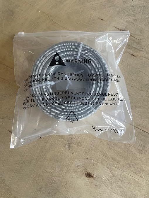 3/16" Wire Rope, 100Ft PVC Coated Steel Cable 7×7 Strand Core, Ideal Cable - Image 9