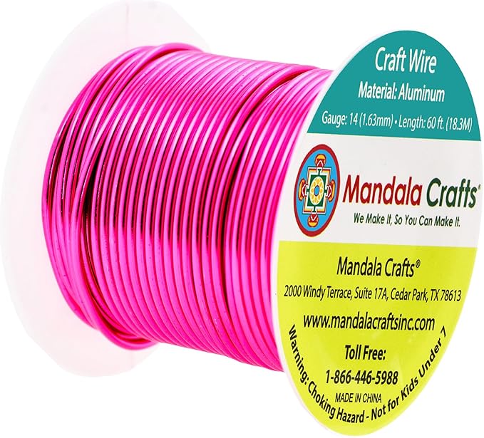 Mandala Crafts 14 Gauge Anodized Aluminum Craft Wire - Image 2