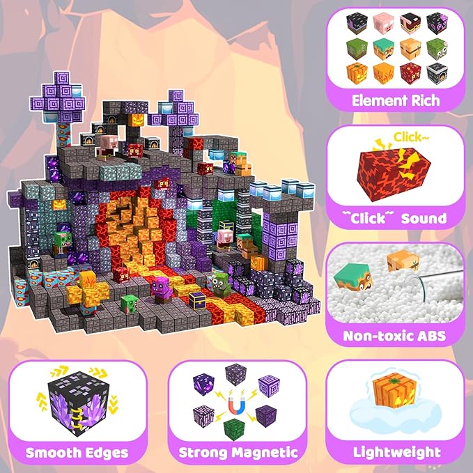 100 PCS Magnetic Blocks - Image 4