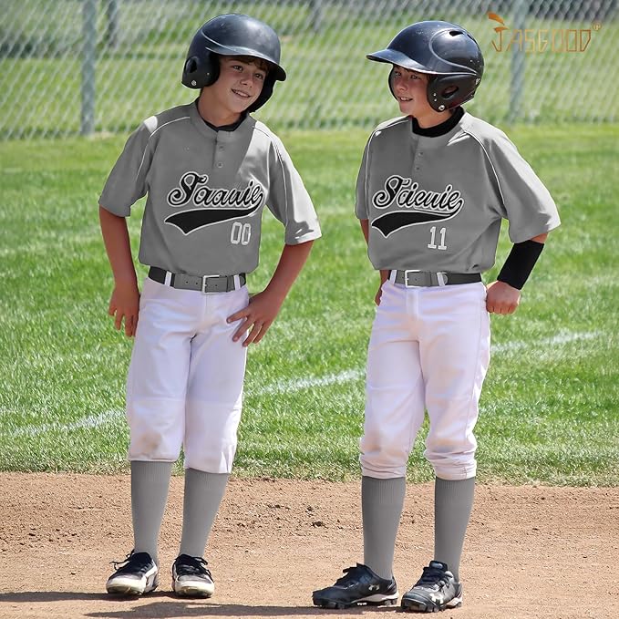 Baseball Socks and Belt for Youth Adult Softball Socks Combo Elastic Waist Belt for Men Kids Boys Girls Women JASGOOD