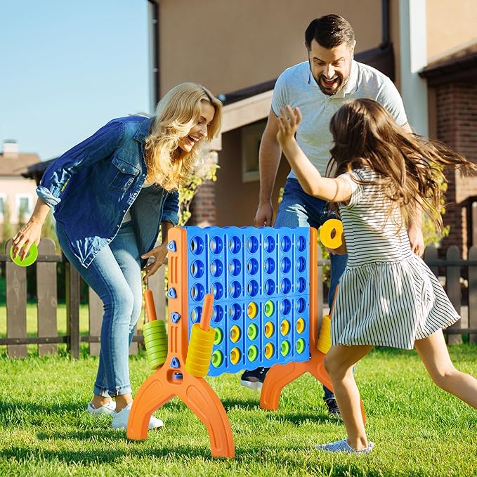 Ayeboovi Giant 4-in-A-Row, Jumbo 4-to-Score Yard Game - Image 7