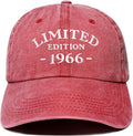 60th Birthday Gifts for Men Women, 60 Year Old Gifts Ideas, Adjustable Washed Cotton Embroidered Baseball Cap