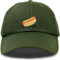 DALIX Hot Dog Hat Embroidered Mens Womens Baseball Cap