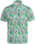 Mens Golf Shirts Golf Polo Shirts for Men Short Sleeve Polo Shirts Golf Gifts