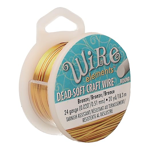 The Beadsmith Wire Elements Craft Wire – Tarnish Resistant, Soft Temper by TheBeadsmith