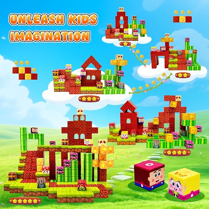 Magnetic Blocks Building Toys for Kids: 48PCS Magnetic Blocks for Kids Ages 4-8 - Image 2