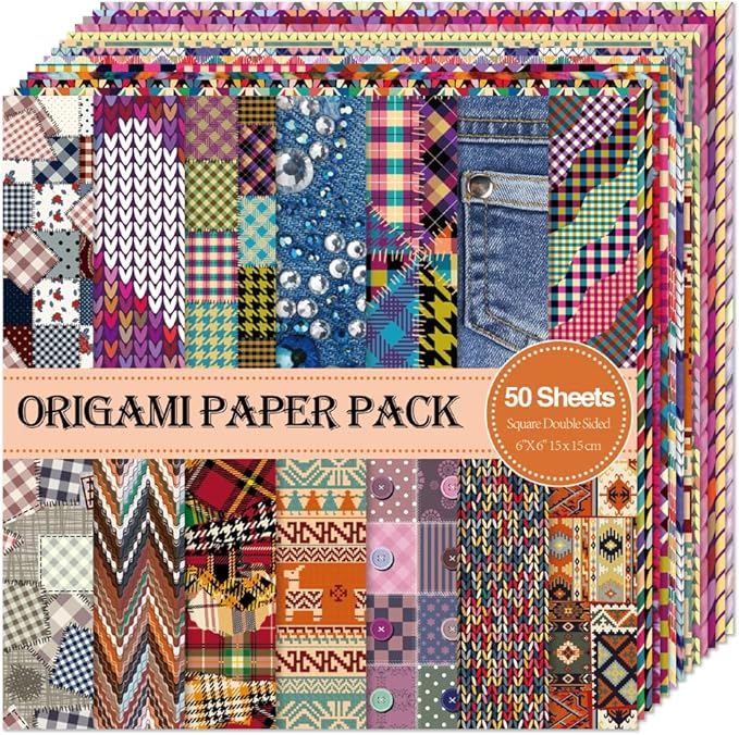 Origami Paper Kit Dobule Sided 100 Sheets 100 Colors 6 Inch Japanese Chiyo - Image 7