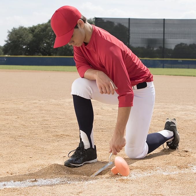 Champion Sports 8" Baseball Dig Out Tool – Durable Field Maintenance Tool for Cleaning & Leveling Baseball/Softball Fields