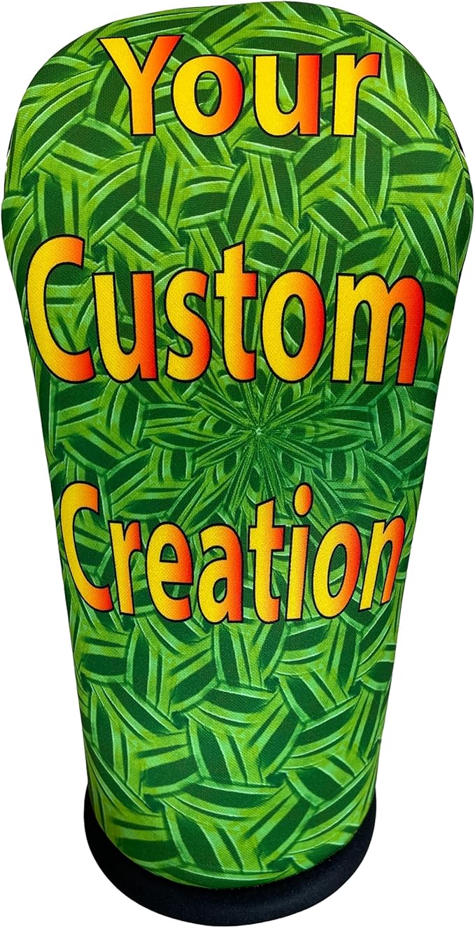 Custom Driver Golf Club Head Cover - Personalized Design with Full-Color Printing - Durable, Stylish, and Protective Accessory for Golf Enthusiasts