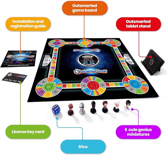 Outsmarted - The App-Connected TV Quiz-Show Board Game | Kids, Teens & Adults | - Image 8