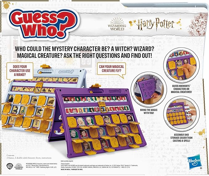 Guess Who? HARRY POTTER Edition Board Game | Ages 6 and Up | 2 Players | Fun - Image 2