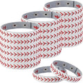 Retrowavy Genuine Leather Baseball Bracelet Baseball Party Favors Gifts Sport Wristbands Team Theme Birthday Gift for Teens
