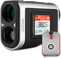 PGM Golf Rangefinder with Slope, Red/Green OLED Display & 7X Magnification Laser Range Finder, 600/1300 Yards Golf Distance Finder with Pin Lock Vibration, Magnetic Mount & Type-C Rechargeable