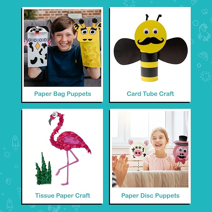Craftikit® 20 Award-Winning Animal Toddler Arts and Crafts - Image 5