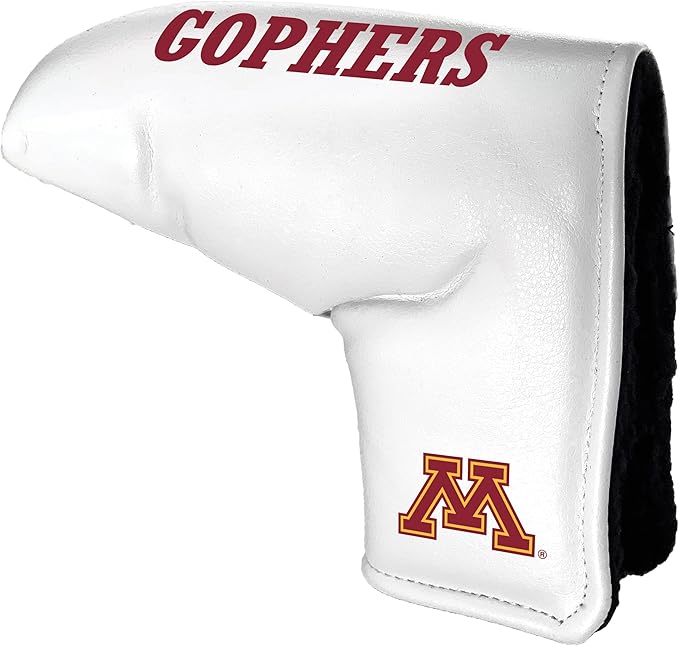 Team Golf NCAA Tour Blade Putter Cover (White), Fits Most Blade Putters, Scotty Cameron, Taylormade, Odyssey, Titleist, Ping, Callaway