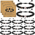 12 Set Sport Adjustable Beaded Bracelets Gifts Football Softball Soccer Volleyball Golf Basketball Hockey Bracelets for Women Men Adjustable Beaded Accessories