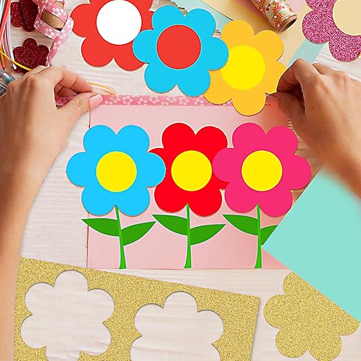 Flower Hole Punch 3 inch Punch Flower Craft Paper Puncher Flowers Scrapbooking - Image 6