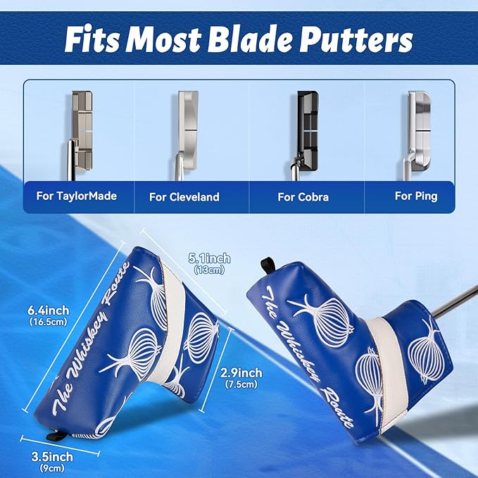 Craftsman Golf Blade Putter Headcover Cover Magnet Magnetic Closure Funny Animal Different Design for Your Choice