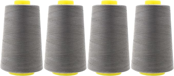 Mandala Crafts 4 Pack of Serger Threads Cones Spools by MandalaCrafts