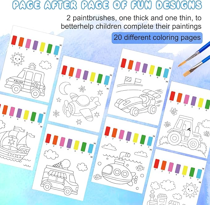 Paint with Water Coloring Books - Image 4