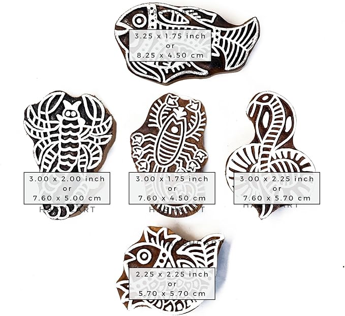 Wooden Stamp Block for Printing - Image 4