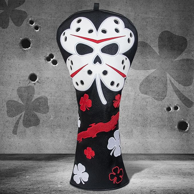 Big Crazy Golf Headcovers - Funny Golf Club Covers - Driver Headcover with Tour Grade PU Leather - Golf Driver Headcover, Waterproof Golf Head Covers, Soft Lining Golf Gift
