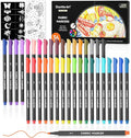 Shuttle Art 36 Colors Fabric Markers, Permanent Shirt Markers by ShuttleArt