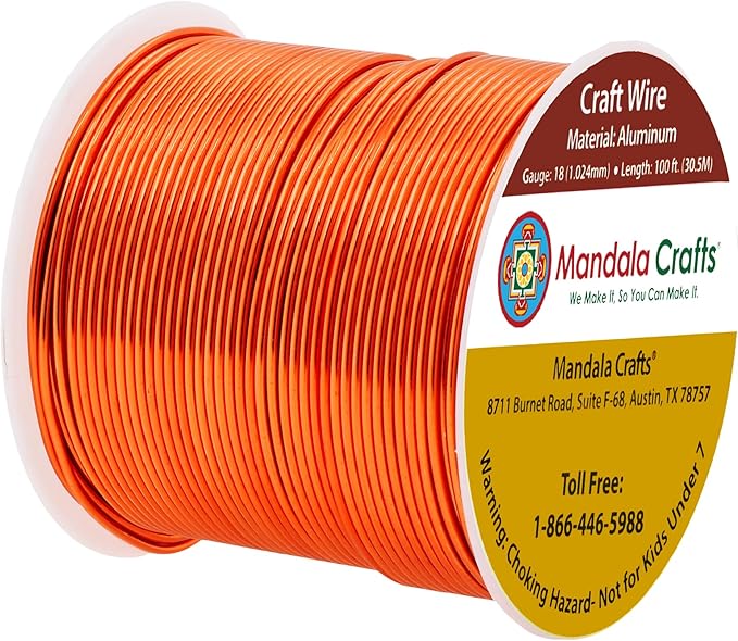 Mandala Crafts 18 Gauge Anodized Aluminum Craft Wire - Image 2