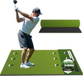 RIKADE Golf Mat - 5x4ft & 6x4ft 26mm-31mm Golf Hitting Mat for Simulators, Backyard, Garage, Indoor & Outdoor Use, Features Dual-Turf Mats with Ball Tray for Chipping and Swing Training