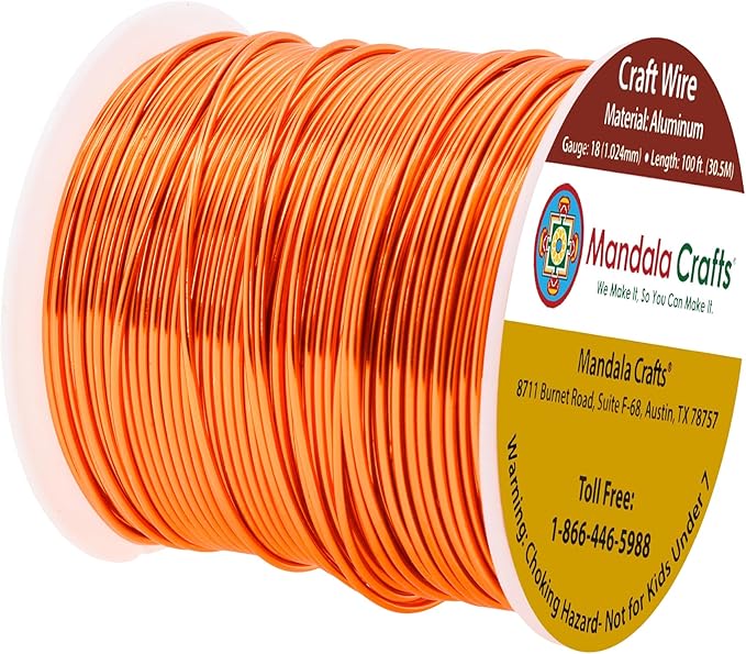 Mandala Crafts 18 Gauge Anodized Aluminum Craft Wire - Image 2