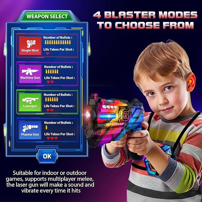 Laser Tag Guns Set of 4 Laser Tag Guns - Image 5