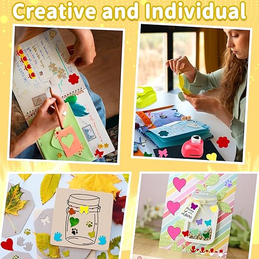 Creative Kids DIY Puncher Craft Set, Paper Hole Punches - Image 3
