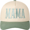 MIRMARU Two-Tone Vintage Canvas Trucker Hats for Men & Women, Adjustable Size Baseball Caps with Trendy Embroidered Design