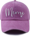 Gigi Mimi Hats for Women, Adjustable Cotton Embroidered Grandma Baseball Cap