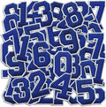 Number Iron On Patches, Numbers 0-9 Embroidery Applique Patch, DIY Decorative by Cazzon