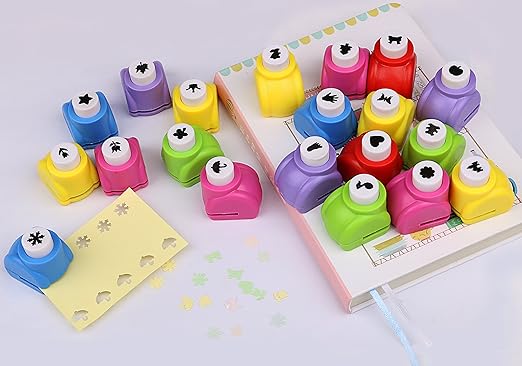 Craft Punches 20pcs, Katfort Hole Punch Shapes 20 Patterns, Craft Hole Punch - Image 6
