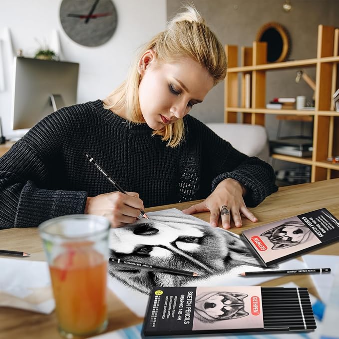Professional Drawing Sketching Pencil Set - Image 6