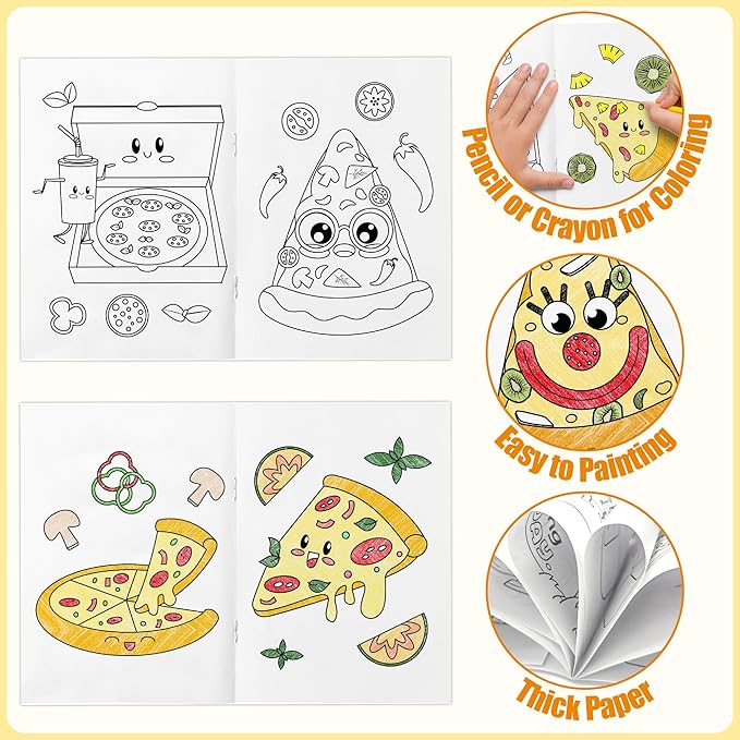 JAPBOR Pizza Coloring Book - Image 4